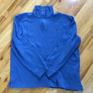 POLO RALPH LAUREN 1/4 zip pullover sz L